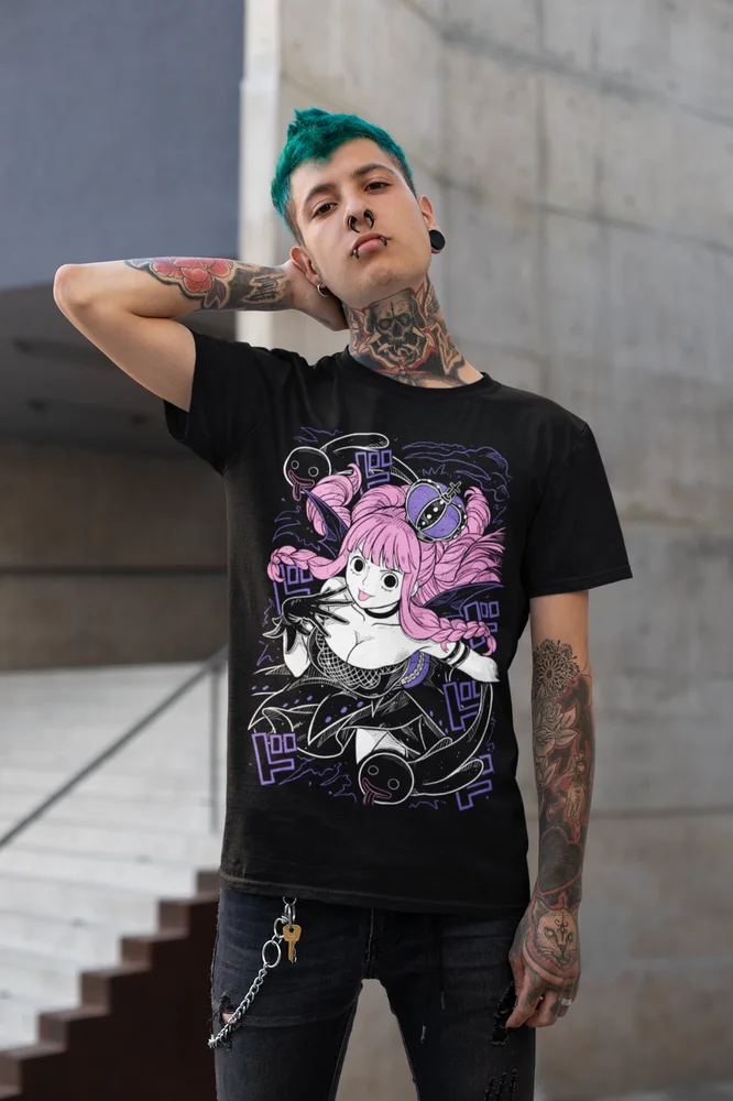 T-Shirt Graphic Shirt Anime Manga Otaku T-Shirt Kawaii Shirt Tee Shirt All Size