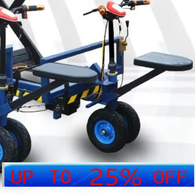 

LMM Small Electric Hydraulic Lifting Platform Trolley Mobile Lift Platform Scissor Type Construction Site Tool Car