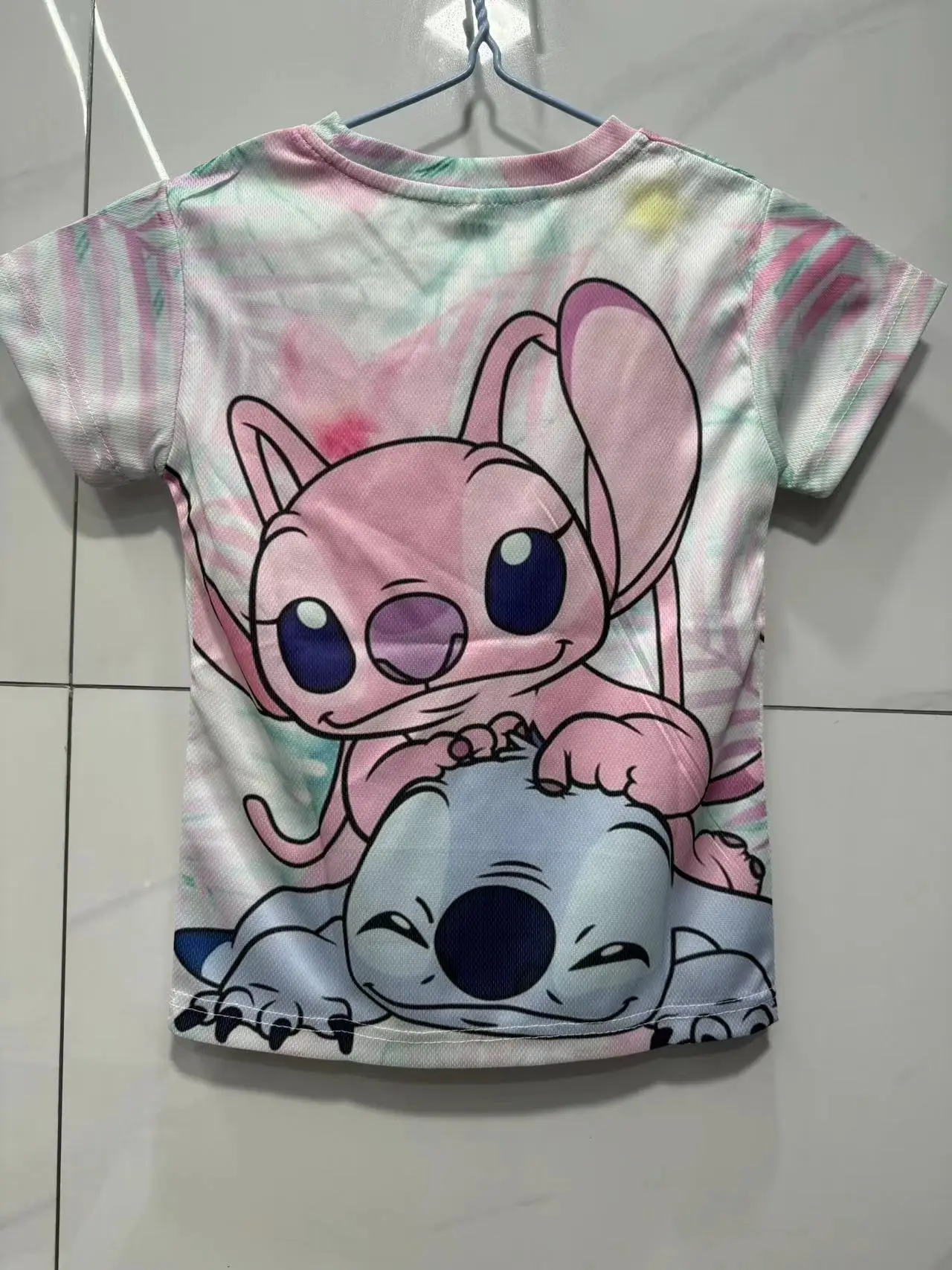 New Summer Children Disney Stitch T-shirt Disney Stitch T Shirt Disney Stitch Anime Cartoons Casual Clothes Kid Girl Boy Top Tee