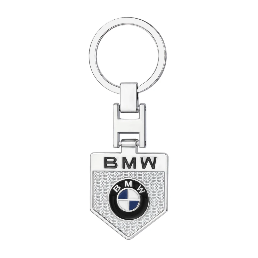 Car 3D Metal Keychain Leather Keyrings Key Holder For BMW Power M E34 E36 E46 E60 E87 E90 E91 F10 F30 F25 G20 X1 X2 X3 M3 M5 X5