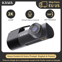 KAWA Dash Cam For Cars Camera Video Recorder 2K QHD DVR In The Car Voice Control 24H Parking WiFi APP Monitor WDR 360° G-Sensor