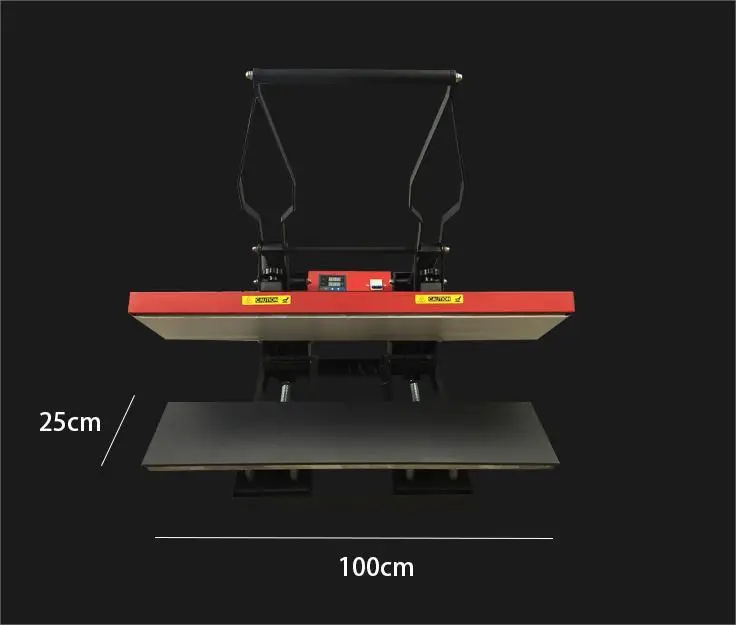 Large Format Area 25*100cm  High Pressure   Sublimation Machine 10*40 Inch Ribbon  Heat Press Machine