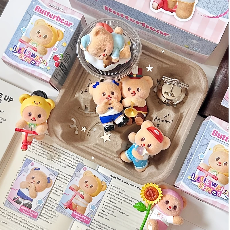 

Новая горячая оригинальная версия Toyzeroplus с маслом плюшевого мишки, маленькое желание, слепая коробка, модная игрушка, фигурка, украшение для рабочего стола, подарок на день рождения