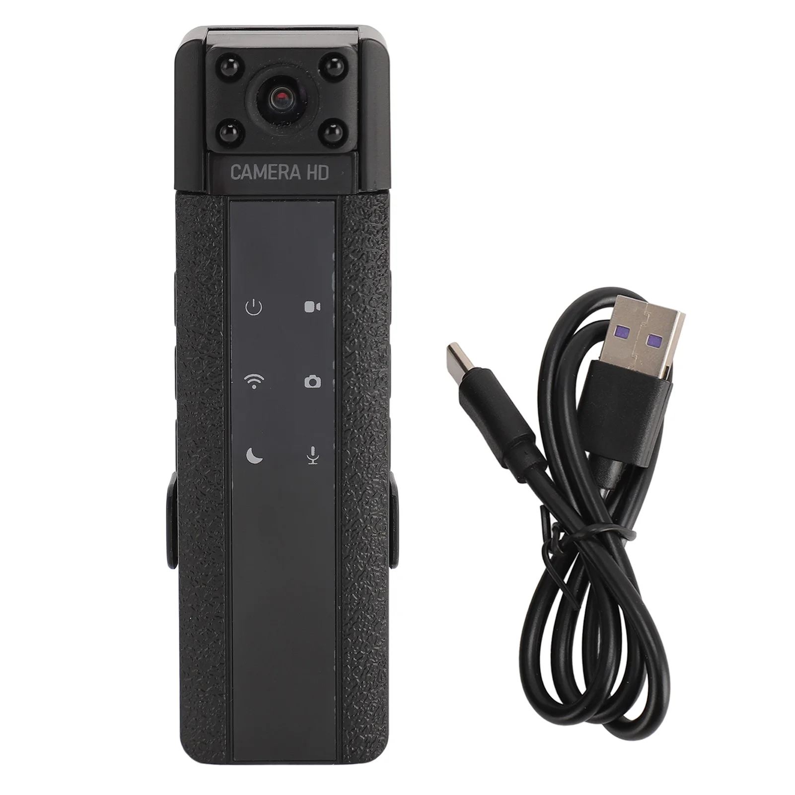 2K HD WiFi Body Cam Wireless 170° Wide Angle Clip On Mini Camera for Photo Video Recording Hiking Biking Travel