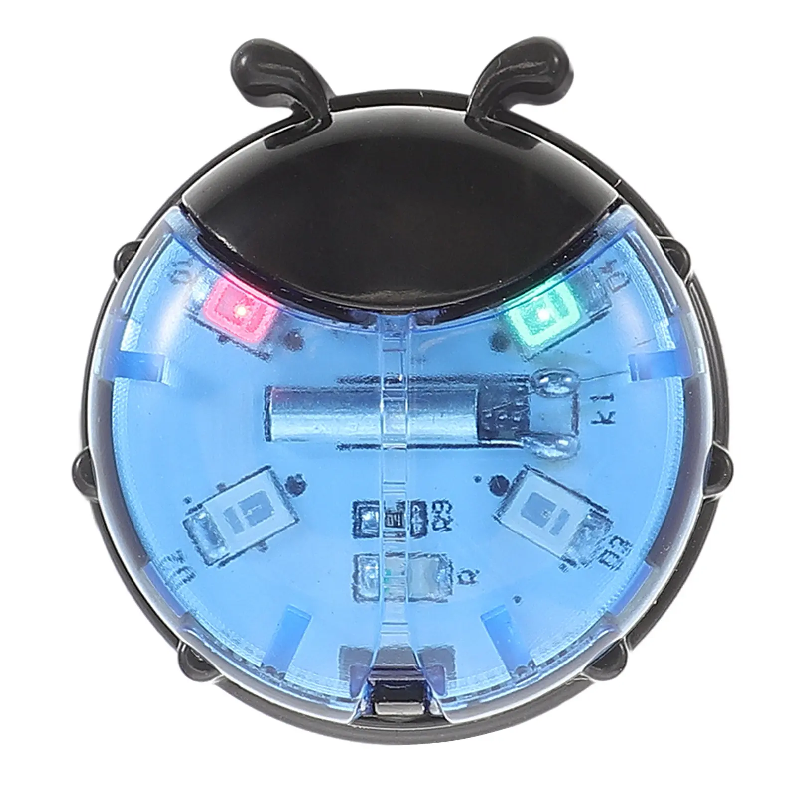 Luz Trasera Inteligente para Patinete, Luces LED de Seguridad para Bicicleta Infantil para Ciclismo Nocturno, Luz Trasera Multifuncional con Diseño de Mariquita de Plástico