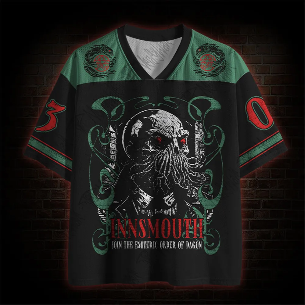 Hot Selling Goods, Cthulhu Cultural Goods, Fashionable Men's Short Sleeves Suitable for Sports and Fitness Майка Мужская