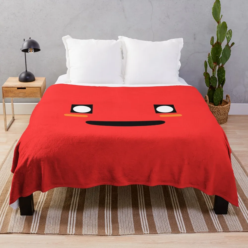 Cute Miata Face Throw Blanket Soft Plush Plaid Summer Bedding Blankets Vintage Blanket