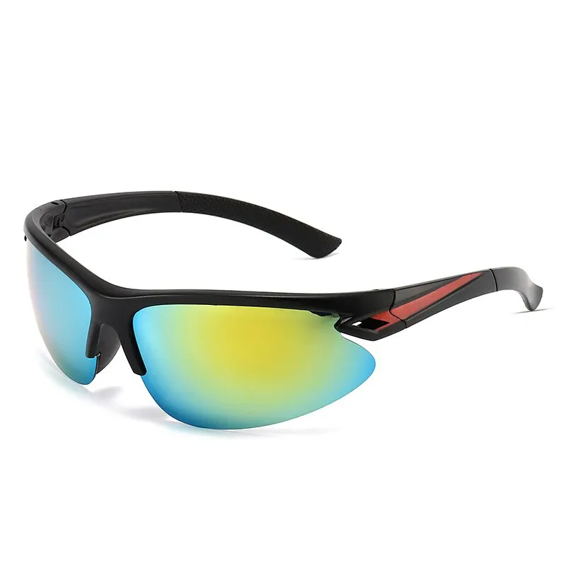 New Style Outdoor Wild Riding Outing Sports Sunglasses Avant Garde Fashion Trend Colorful Sunglasses Glasses