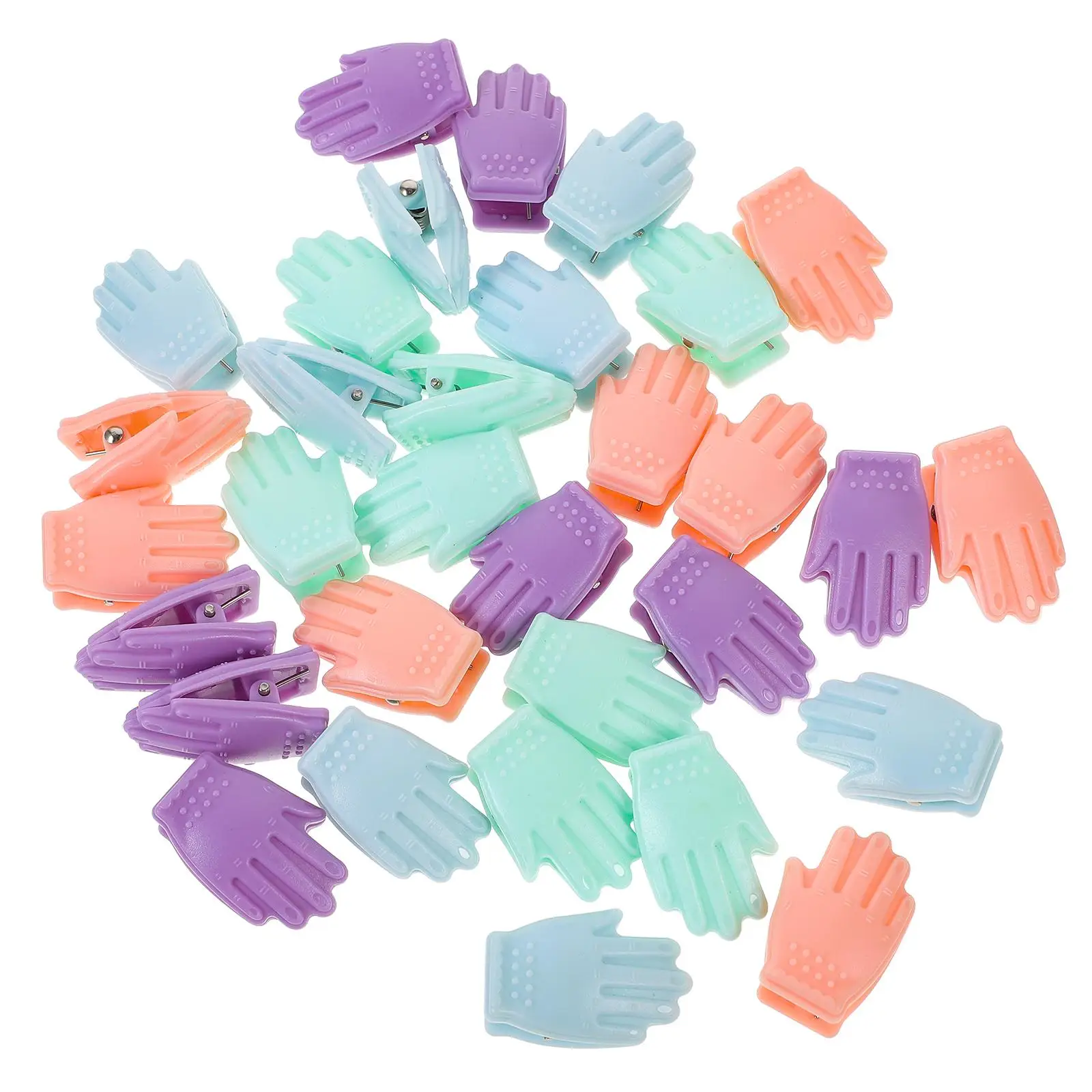 

16 Pcs Cartoon Ticket Clips Mini Binder Clips Cute Small Plastic Office Supplies Document Organizer Pink Purple Green Blue Each