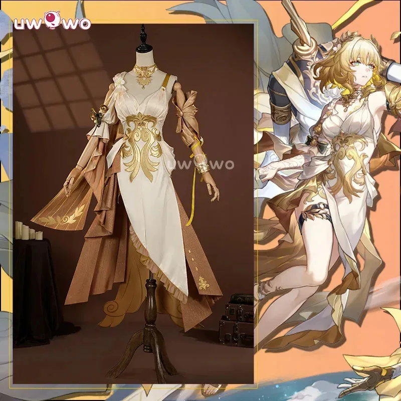 

UWOWO Aglaea Косплей Collab Series: Игра Honkai: Star Rail Aglaea Косплей Костюм Хэллоуин Костюм Рождественский Костюм