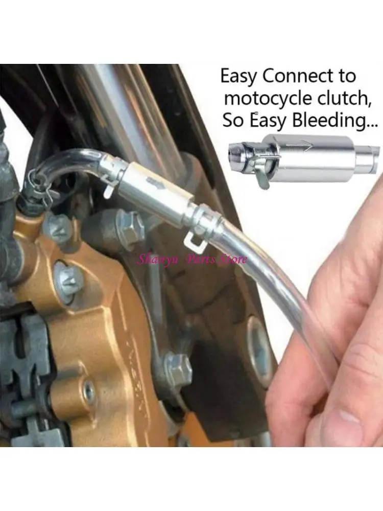 

Car Motorcycle Brake Bleeding Oil Change Tool Bleeder Fluid Hose Hydraulic Clutch Valves Tube Set R6FB