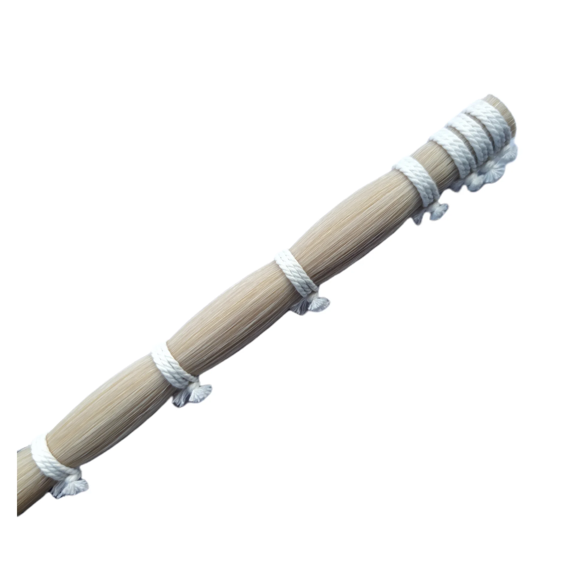 Pelo de cola de caballo semental, accesorio de alta calidad, en blanco, negro, marrón, para violín, 82-84 cm de longitud, 250g