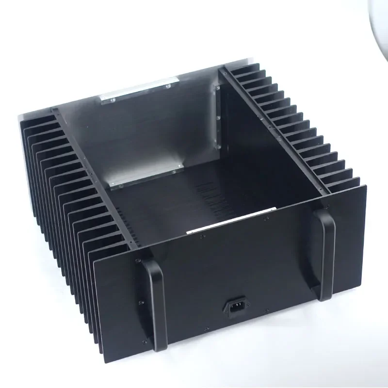 

430* 200*418MM Thicker Radiator Class A Enclosure Full Aluminum Amplifier Chassis Shell DIY Box Preamp Amplifier Case