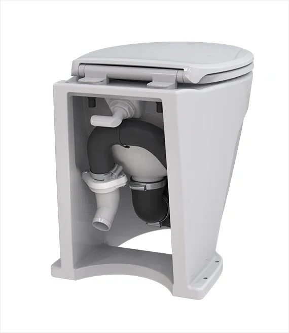 Electric Smart toilet for boat easy to operate and comfortable to touch Marine yacht electric toilet