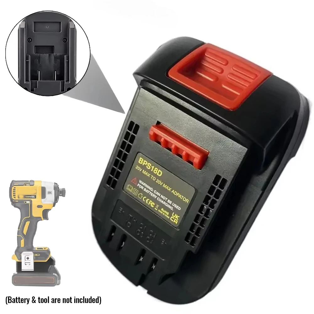 

New BPS18D Adapter for Black & Decker Stanley 18V Li-ion Battery Convert To for Dewalt 18V/20V Nickel Battery Power Tools