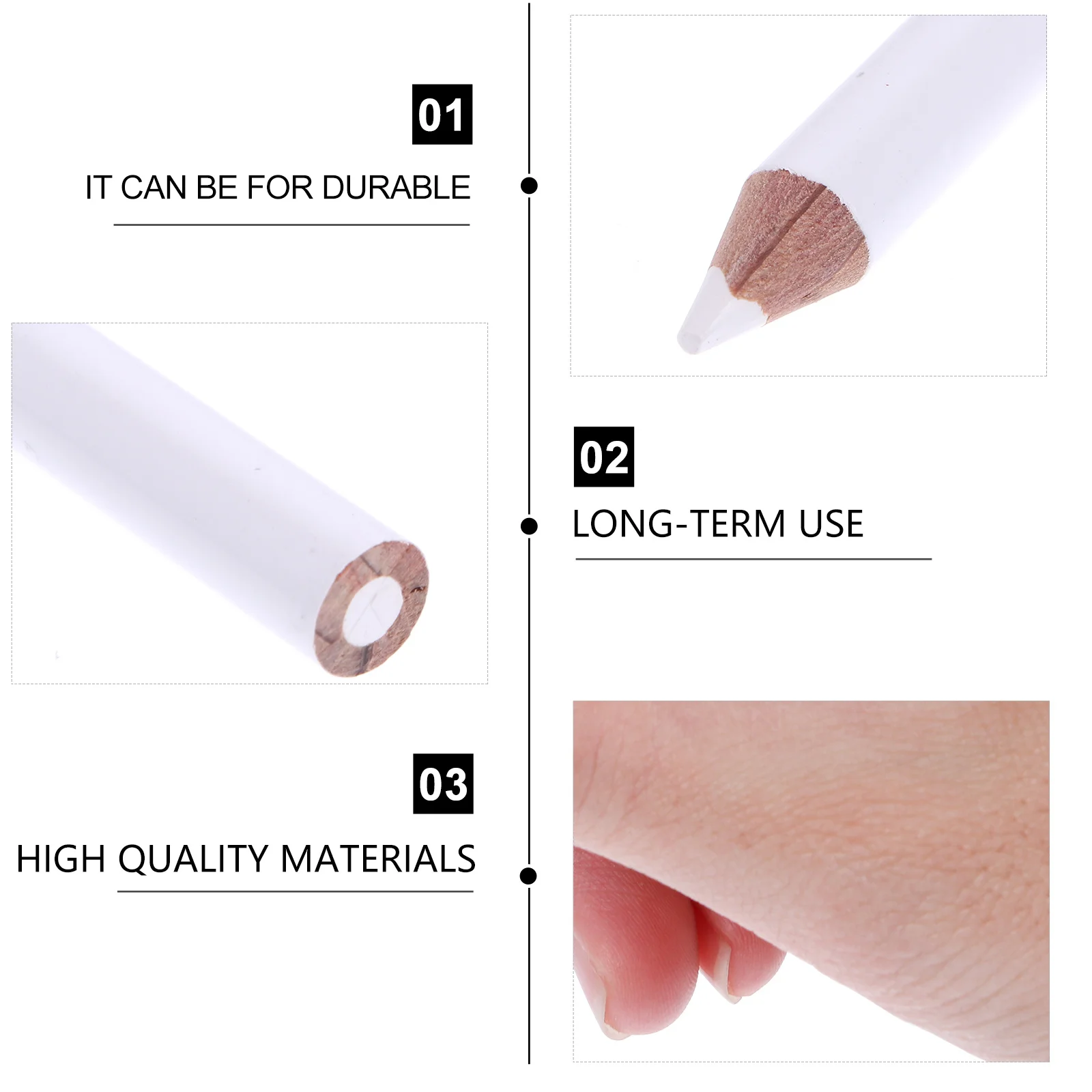 

30pcs Dotting Pen For Nail Art Rhinestone Picker Pencil Manicure Tools Crystal Bead Pick Up Tool Wood Pen Nail Whitening Pencil