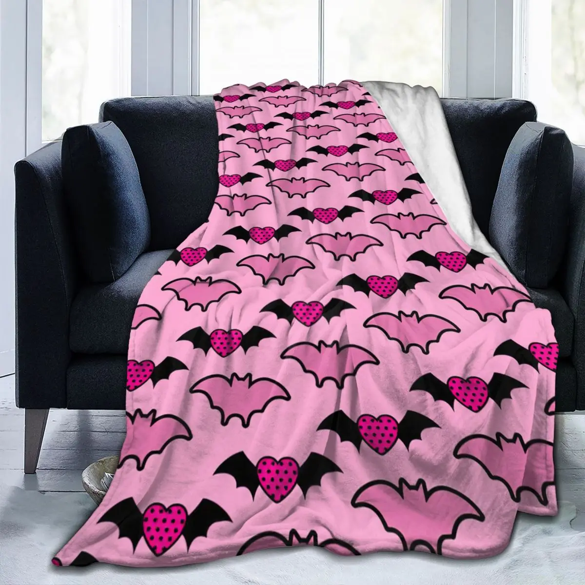 

Monster High Blanket Coral Fleece Plush Autumn Pink Multifunction Super Soft Throw Blankets for Bedding Outdoor Bedding Throws