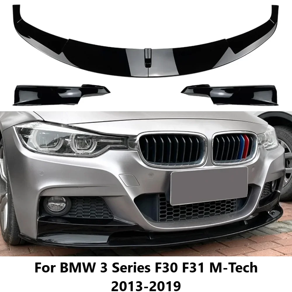 

Front Bumper Lip Diffuser Spiltter For BMW 3 Series F30 F31 M-Tech 2013-2019 Front Bumper Lip Diffuser Spiltter Body Kit