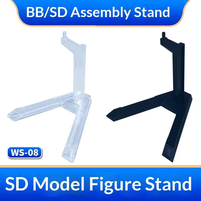 5pcs/10pcs Model Display Stand Set Model Base for Gundam HG BB SD Figure Bracket Triangular Support Model Accessories Holder Kit