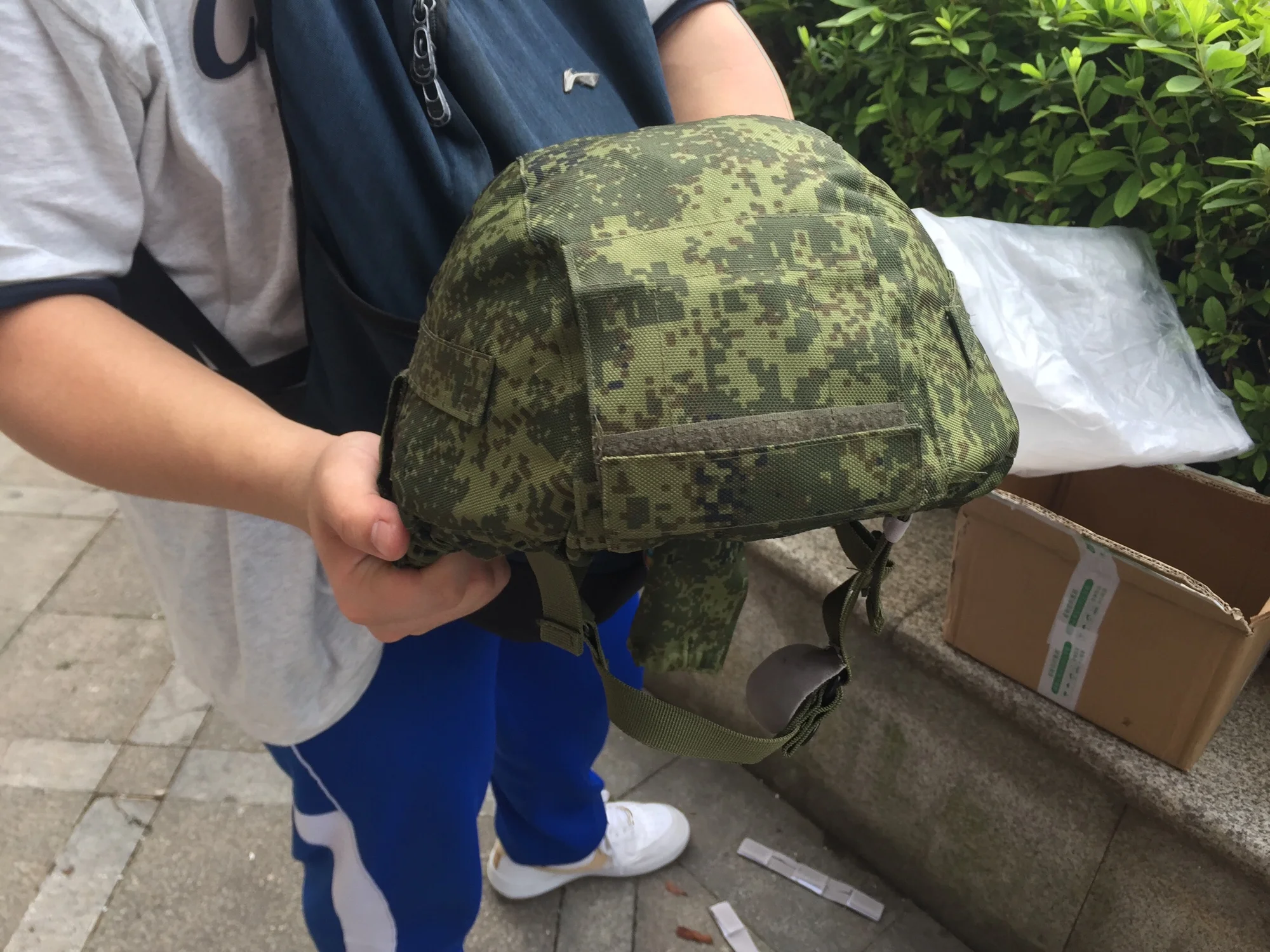 SMTP E2-1 Russian 6B47 Tactical Helmet Cover Little Green Man Training Helmet Cover without helmet and glass