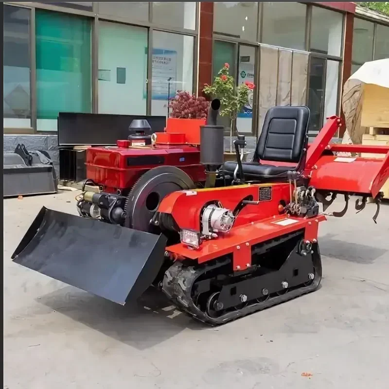 35HP40HP أداة زراعية مجنزرة شعبية متعددة الوظائف، معدات زراعية للجرارات اليدوية المستخدمة في بساتين الأرز