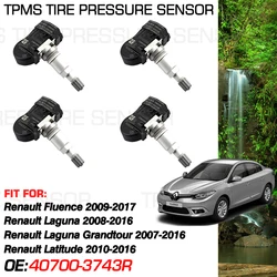 For Renault Fluence Samsung SM3 Dongfeng Fengnuo E300 EV 2009-2017 433MHz Tire Pressure Monitoring Sensor 40700-3743R S180052004