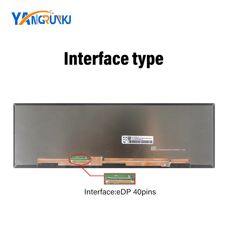 12.7Inch NV127H4M-NX1 2880x864 40Pins Touch LCD with HDMI Driver Board for PC Case Laptop Bar Secondary Screen Industrial HMI view 3