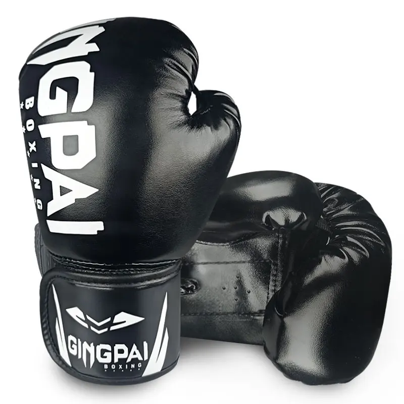 High cost-effectiveness Boxing Gloves Men Training Fighting Gloves PU Leather Breathable Karate Kickboxing Muay Women 6 10oz