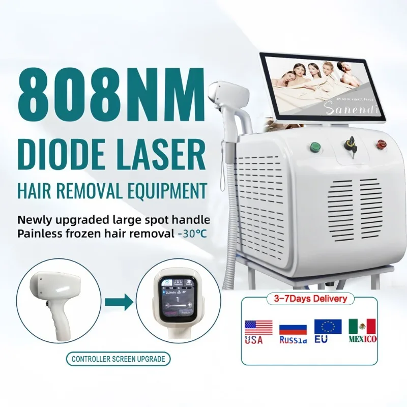 Diode Laser Hair Removal Professional Machine Cooling Rejuvenation Skin Whitening Whole Body Hair Loss Beauty Equipment with