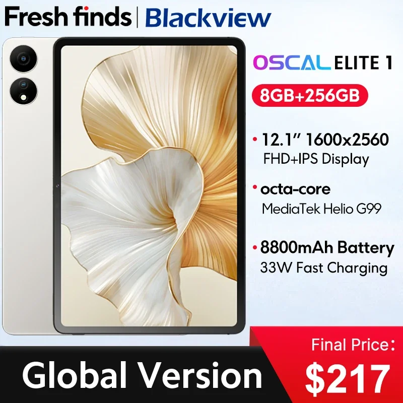 World Premiere Blackview Oscal ELITE 1 Tablet 12.1 inch  Display 8GB 256GB MTK Helio G99 8800mAh Battery  33W Fast Charging