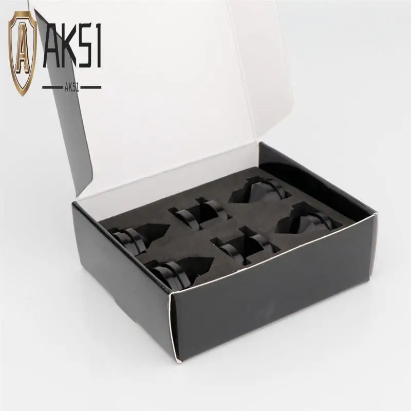 

AK51-4PCS Speaker Stand Feet Foot Pad Aluminium Alloy Metal Shock-Absorbing Cone Floor Foot Nail CD Player Stand M23x20