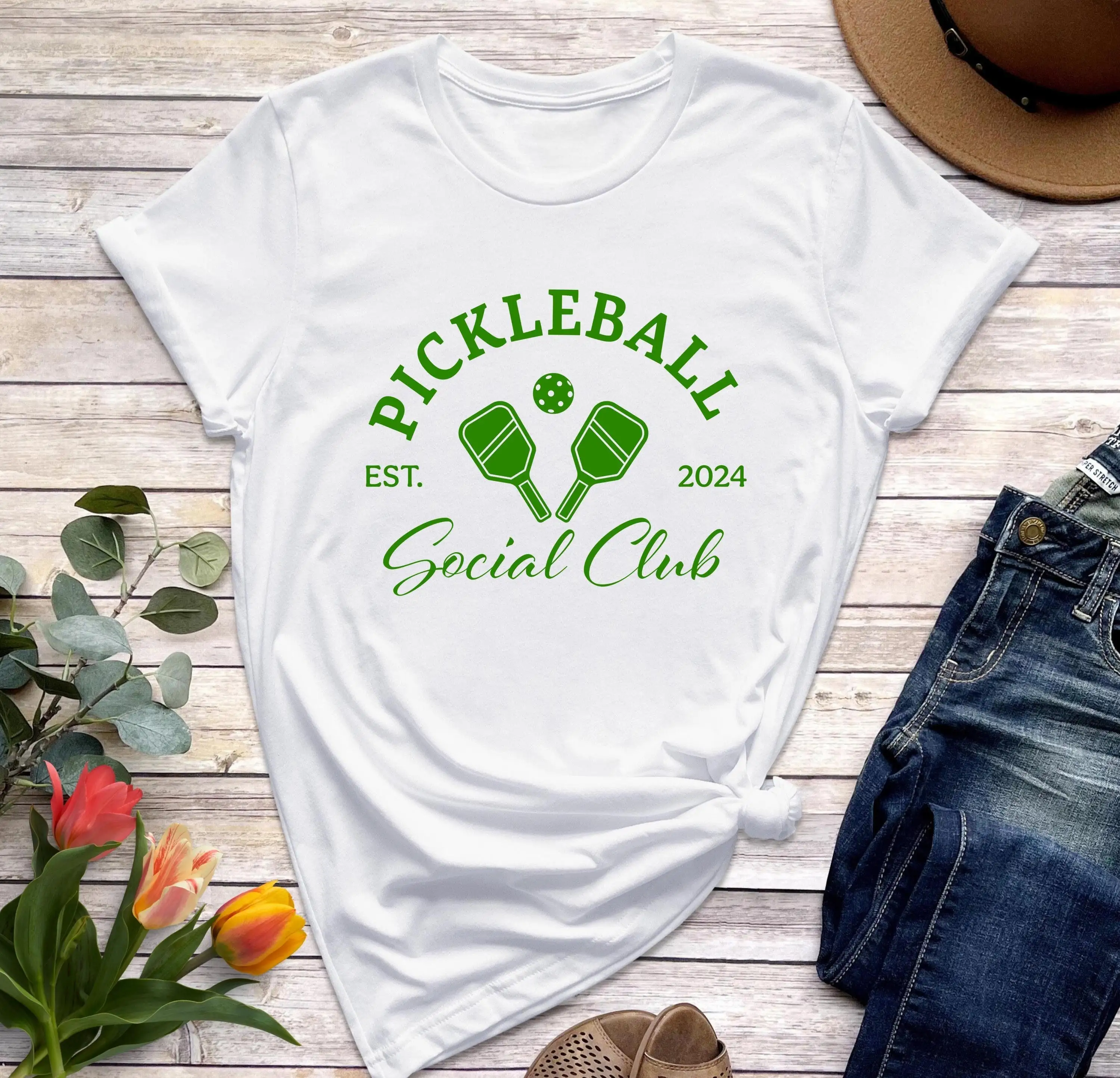 Pickleball T Shirt Funny For Players Cute Women'S Game Day Outfit Perfect Pickleballer