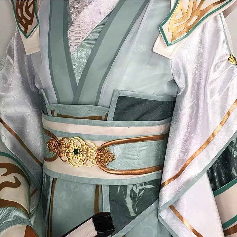 Villain Self-Rescue System Shen หยวน Shen Qingqiu คอสเพลย์เครื่องแต่งกายชุด Cos วิกผมรองเท้าสําหรับผู้ใหญ่ผู้หญิงผู้ชายปาร์ตี้ฮาโลวีน