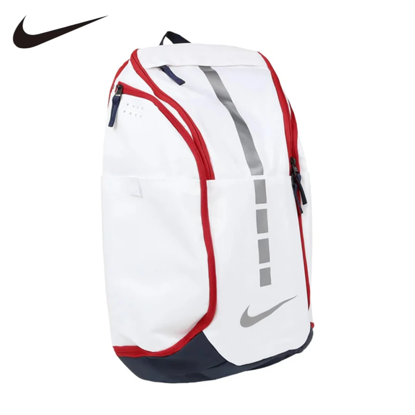 Mochila Nike Hoops Elite Pro, unisex, de diseño moderno, ideal para practicar deportes, para uso diario y viajes, perfecta para senderismo y actividades al aire libre. Modelo BA5554-100.