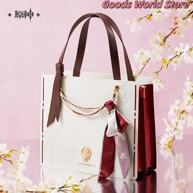 

Original Yaemiko Theme Impression Series Tote Bag Mihoyo Official Genuine Yae miko Cosplay Anime Figure accessory Birthday Gifts