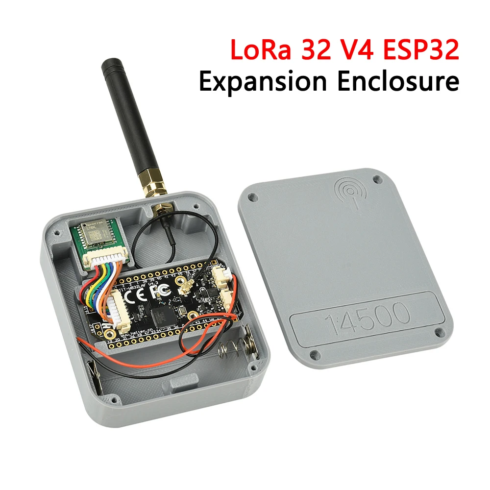 Kit de coque d'extension pour carte de développement Heltec WiFi LoRa 32 V4, coque pour Arduino IoT LoRaWAN sans carte V4 ni batterie