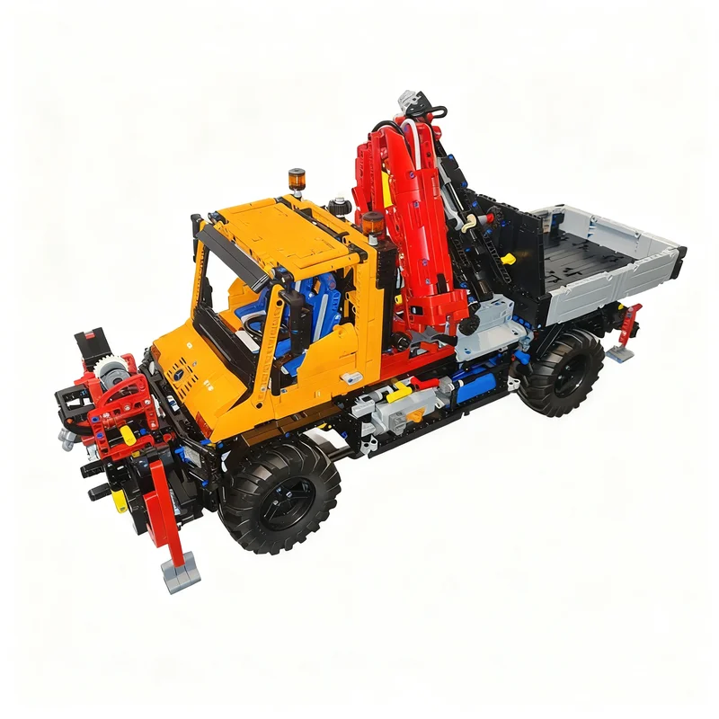 3541pcs MOC Unimog Long Version Large Foldable Crane Model Building Blocks Toy Construction Christmas Gifts Kids Idea Birthday