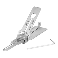 KW1 Lock Key Precision Hook Stainless Steel Pick Set Maintenance Repair Tool Car Unlocking Engineering Locksmith Multifunctional