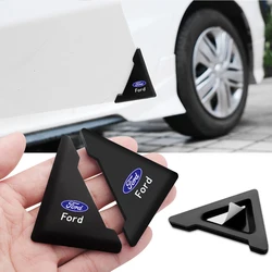 2PCS Silicone Car Door Corner Cover Bumper Collision Anti-scratch Protector Ford focus Fiesta Ranger Mondeo Mustang Transit