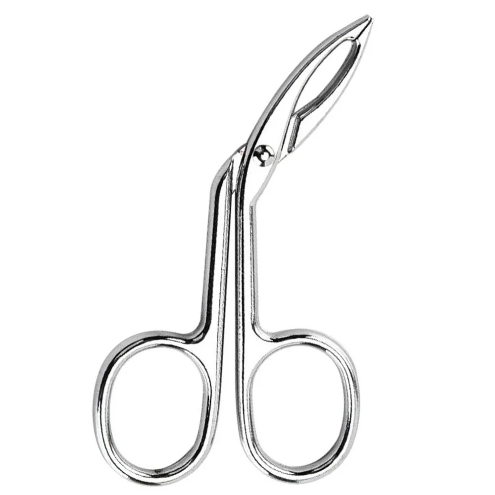 Tijeras para quitar el pelo de alta calidad, pinzas para cejas de punta plana, cortadora de abrazadera, nuevo