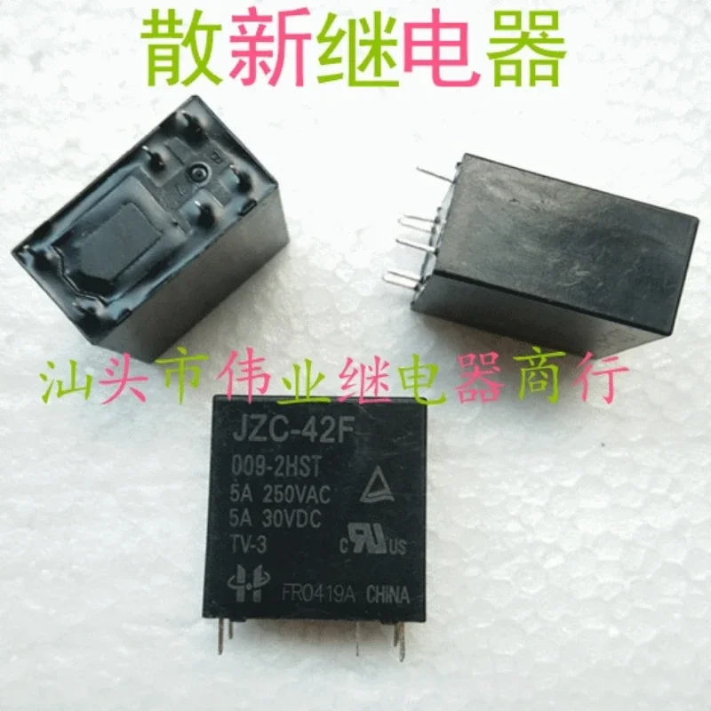 （Brand new bulk cargo）1pcs/lot 100% original genuine relay:JZC-42F 009-2HST 6pins