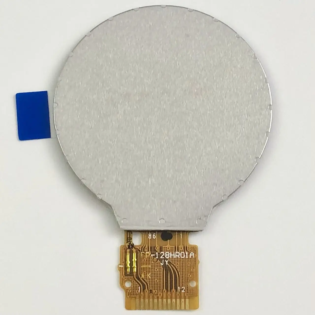 Display redondo de 1.28 polegadas, módulo de lcd, cor rgb, 65k, chip driver, normally, modo de exibição normalmente preto, 4 linhas, interface sp