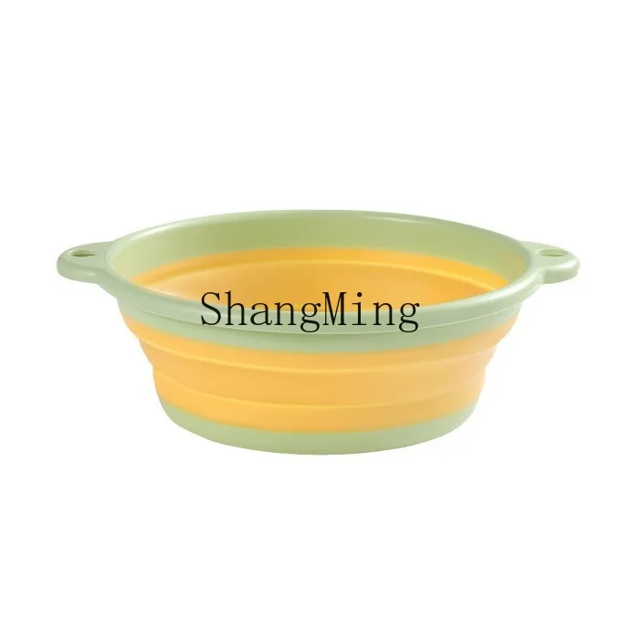 

PYH foldable washbasin household size student dormitory laundry basin portable compression travel foot wash
