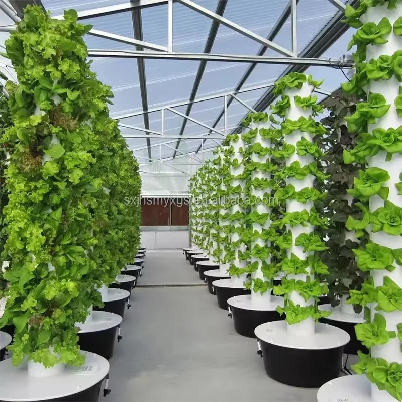 

Штабелируемые гидропонные садовые башни от производителя Вертикальная гидропоника с насосом в качестве основного компонента