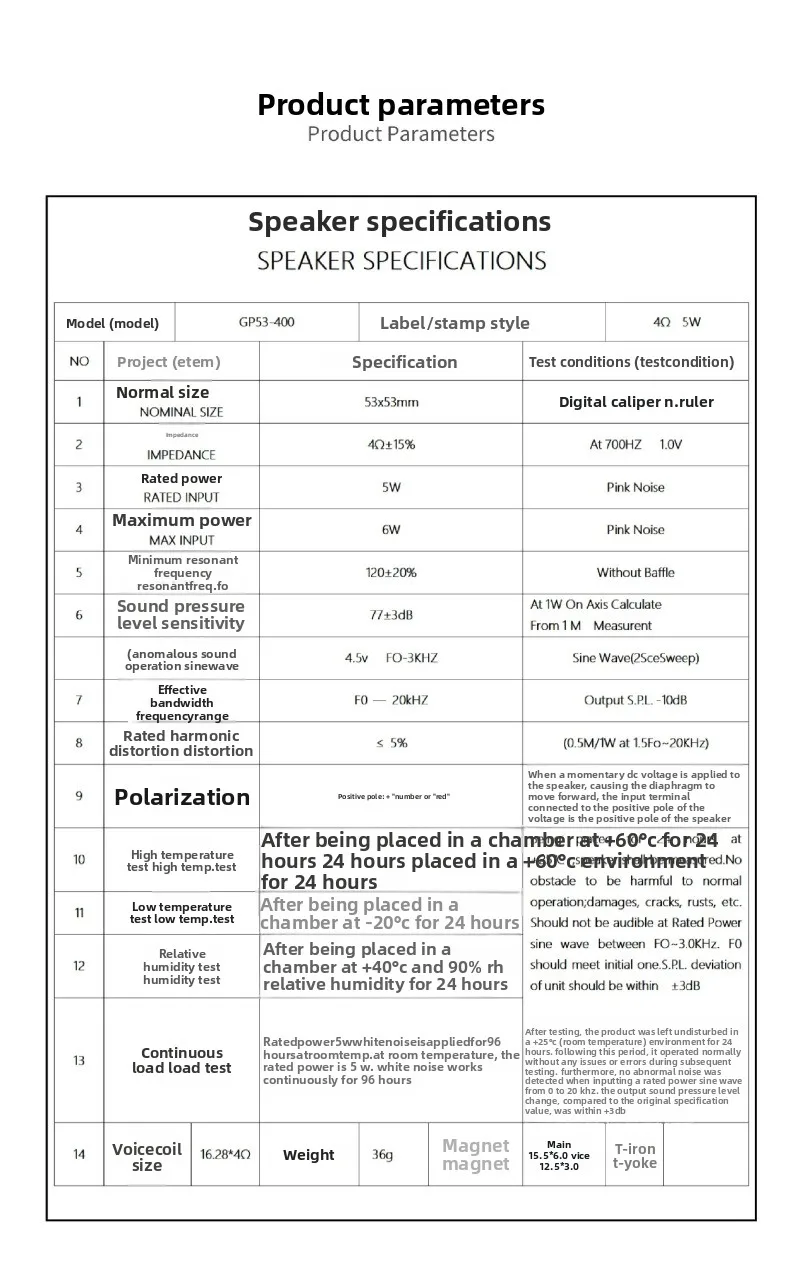 MW Audio 2 Stück 2" Fullrange-Lautsprecher 4 Ohm 5W, Dual-Neodym 16mm Spule IPX7 Wasserdicht 53mm – Detail 1