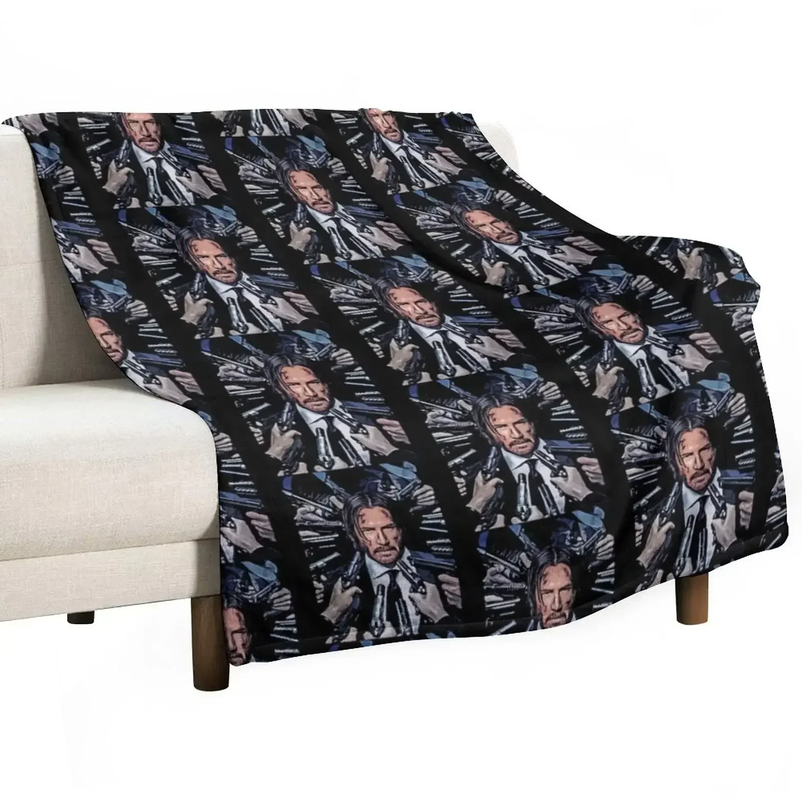 John Wick Throw Blanket Extra Large Throw Luxury Thicken Designers Blankets