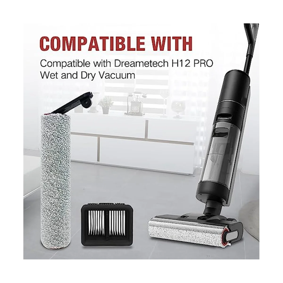 Consommables de sol pour filtre à brosse principale, adaptés aux accessoires de machine à laver, H12PRO