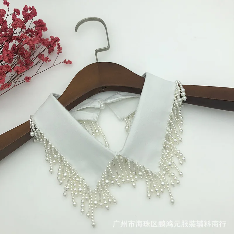 Pearl Handmade Nail Pearl Tassel Autumn And Winter New Products Fake Single Collar Jewelry Women's Versatile Fashion