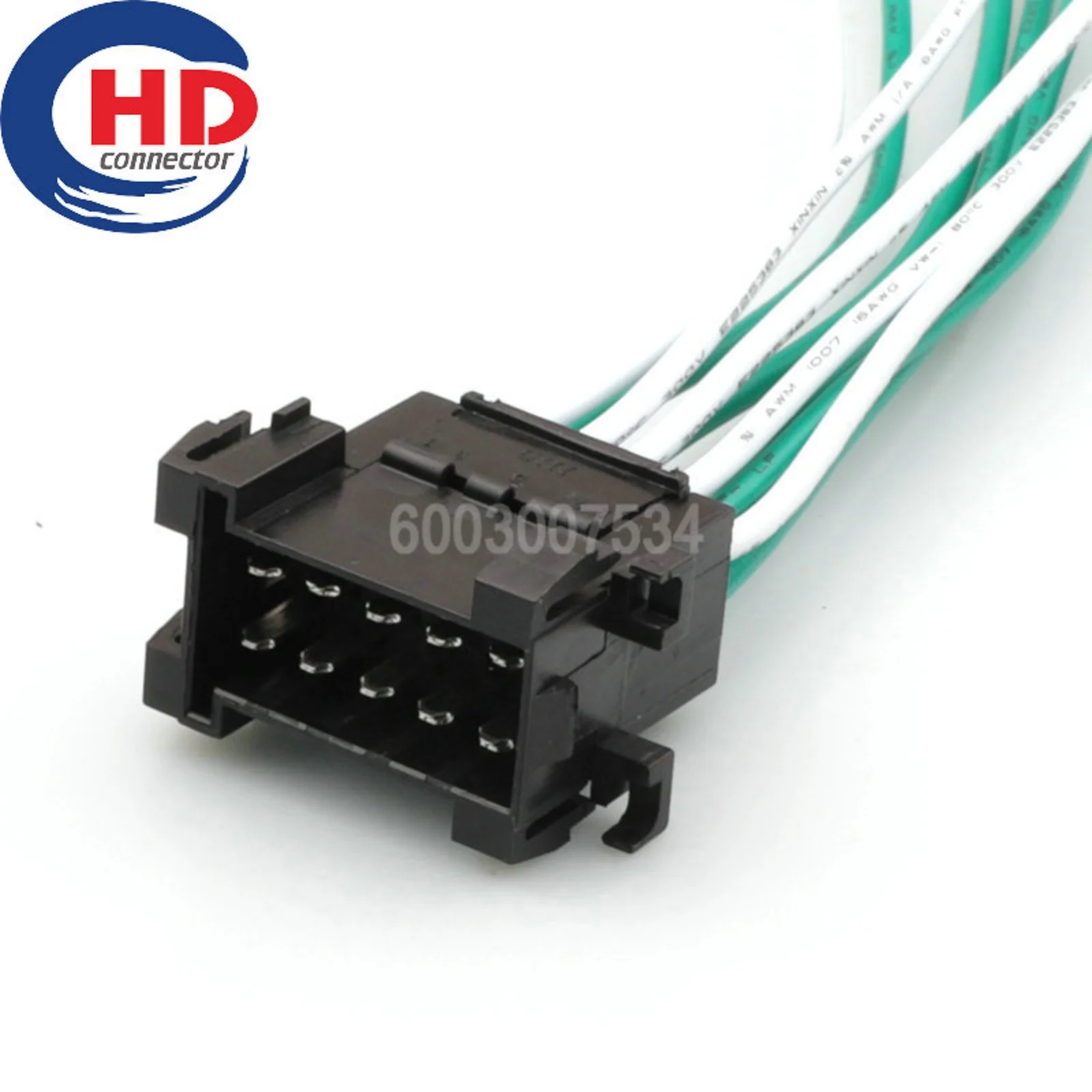 10 Pin Unsealed 1-929505-4 Car Switch Plug Auto Wire Harness Male Connector Socket Automobile Parts 929505-4
