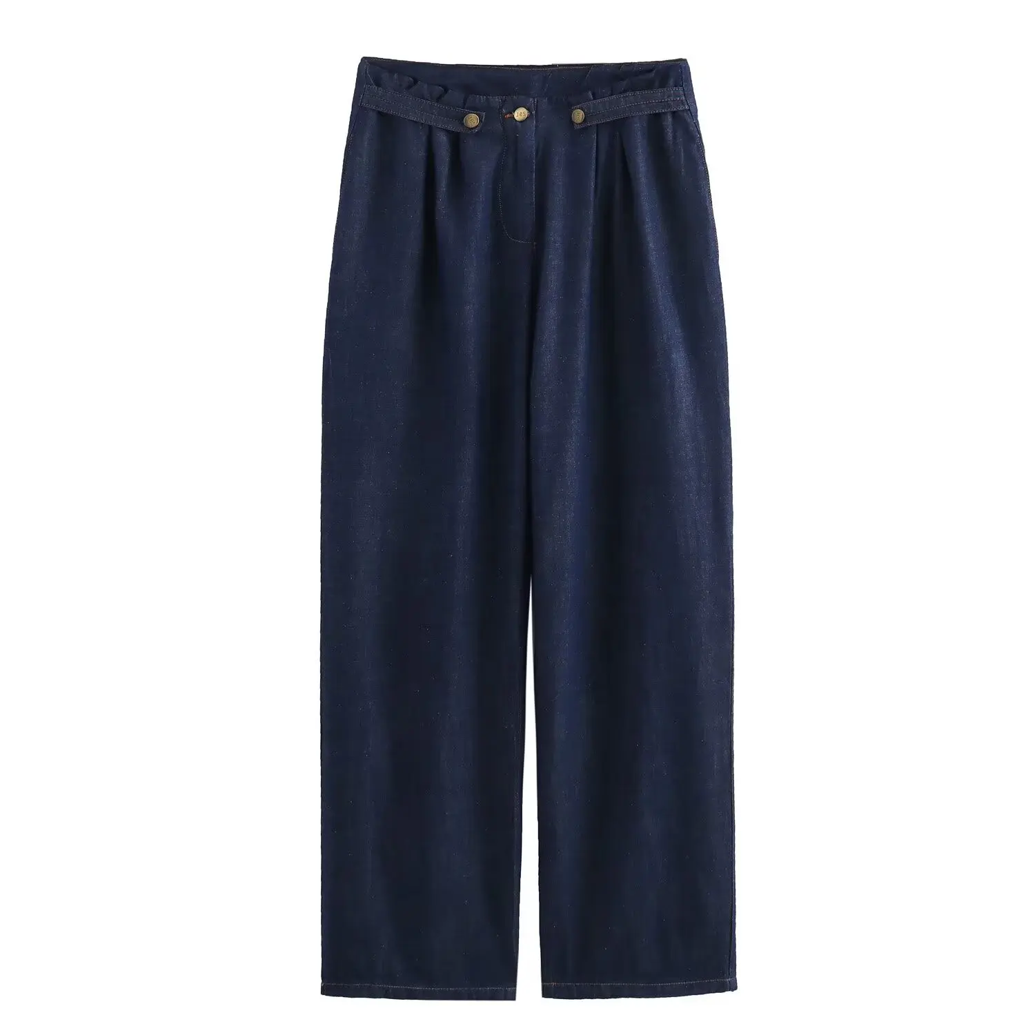 Withered 2026 European And American Spring New Loose Casual Loose High Waisted Pants Casual Style Versatile